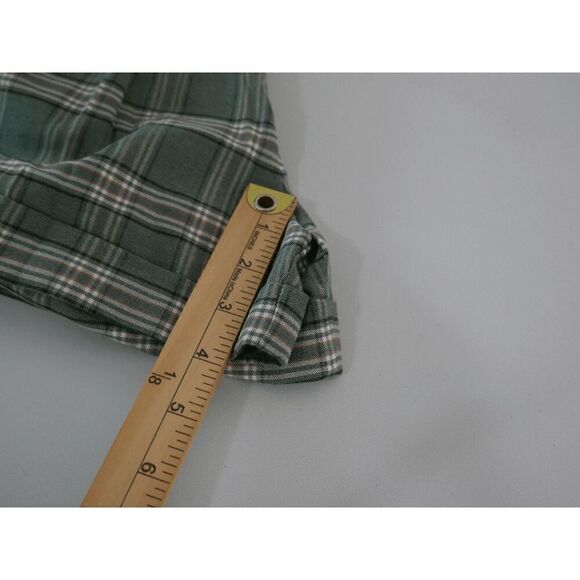 1.STATE Women's Summer Plaid Pleated Rolled-Cuff Shorts 2 - Picture 9 of 10